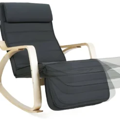 Fauteuil à Bascule Avec Accoudoirs Et Repose-pieds 5 Positions - L55 X H91 Cm -Promos Fauteora Magasin fauteuil 12561715