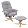 Fauteuil Relax TV Fauteuil Avec Tabouret En Tissu/textile Gris Clair 04_0002927 2 Fauteuil Relax TV Fauteuil Avec Tabouret En Tissu/textile Gris Clair 04_0002927 -Promos Fauteora Magasin fauteuil 12621027