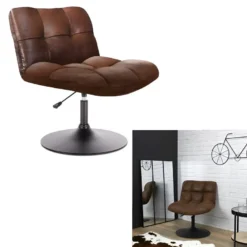 Fauteuil Vintage Style Industriel En Polyuréthane -Promos Fauteora Magasin fauteuil 12728899