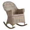 Rocking Chair En Poelet Gris Kresek -Promos Fauteora Magasin fauteuil 12897807