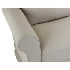 ROY Fauteuil Tissu Beige - L 92 X P 84 X H 81 Cm -Promos Fauteora Magasin fauteuil 12982039