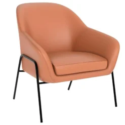 Fauteuil Terracotta Aubin En Cuir Synthétique 15 Fauteuil Terracotta Aubin En Cuir Synthétique -Promos Fauteora Magasin fauteuil 13007699