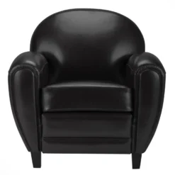 Fauteuil Club Noir