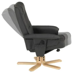 Fauteuil De Relaxation CHARLY Avec Repose-pieds Pouf Siège Pivotant Dossier Inclinable Assise Rembourrée Relax, En Synthétique Gris 9 Fauteuil De Relaxation CHARLY Avec Repose-pieds Pouf Siège Pivotant Dossier Inclinable Assise Rembourrée Relax, En Synthétique Gris -Promos Fauteora Magasin fauteuil 13048865