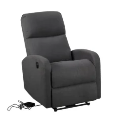 Fauteuil électrique Inclinable RELAX Gris Anthracite - HAPPY GARDEN