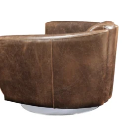 Fauteuil Club 100% Cuir Vieilli FLORENTIN -Promos Fauteora Magasin fauteuil 134474
