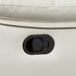 Fauteuil Relax En Cuir Blanc VINETA -Promos Fauteora Magasin fauteuil 13484399