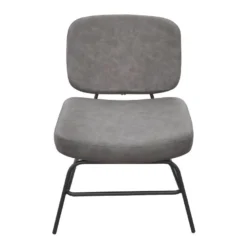Fauteuil Lounge En Polyuréthane Detroit Gris -Promos Fauteora Magasin fauteuil 13498101