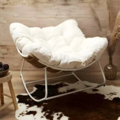 Fauteuil Assise En Tissu Bouclette Odin -Promos Fauteora Magasin fauteuil 13498129