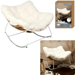 Fauteuil Assise En Tissu Bouclette Odin -Promos Fauteora Magasin fauteuil 13498135