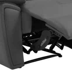 Fauteuil Relax En Cuir Gris VINETA -Promos Fauteora Magasin fauteuil 13621819