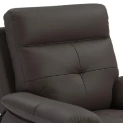 Fauteuil Relax En Cuir Marron VINETA -Promos Fauteora Magasin fauteuil 13621977