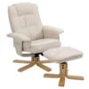 Fauteuil De Relaxation CHARLY Avec Repose-pieds Pouf Siège Pivotant Dossier Inclinable Assise Rembourrée Relax, En Tissu Beige 2 Fauteuil De Relaxation CHARLY Avec Repose-pieds Pouf Siège Pivotant Dossier Inclinable Assise Rembourrée Relax, En Tissu Beige -Promos Fauteora Magasin fauteuil 13669919