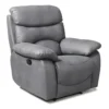 Fauteuil Relax Manuel - Tissu Gris -Promos Fauteora Magasin fauteuil 13923897