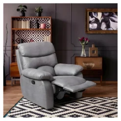 Fauteuil Relax Manuel - Tissu Gris -Promos Fauteora Magasin fauteuil 13923899