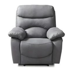 Fauteuil Relax Manuel - Tissu Gris -Promos Fauteora Magasin fauteuil 13923903