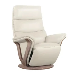 Fauteuil De Relaxation électrique Cuir Mastic - FRUITY