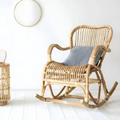 Rocking Chair En Rotin Naturel Moka -Promos Fauteora Magasin fauteuil 13933795