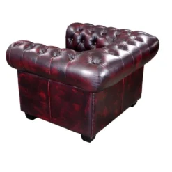 Fauteuil Chesterfield BRENTON 100% Cuir De Buffle - Bordeaux 10 Fauteuil Chesterfield BRENTON 100% Cuir De Buffle - Bordeaux -Promos Fauteora Magasin fauteuil 143303