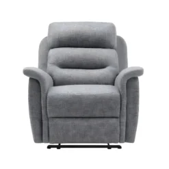 Fauteuil De Relaxation 1 Place En Tissu Gris LÉON - Gris Clair