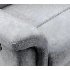 Fauteuil De Relaxation 1 Place En Tissu Gris LÉON - Gris Clair -Promos Fauteora Magasin fauteuil 14639313