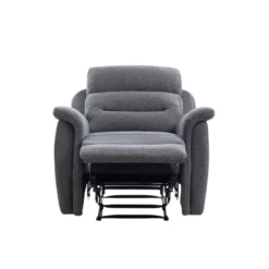Fauteuil De Relaxation 1 Place En Tissu Gris LÉON - Gris Anthracite 16 Fauteuil De Relaxation 1 Place En Tissu Gris LÉON - Gris Anthracite -Promos Fauteora Magasin fauteuil 14639593