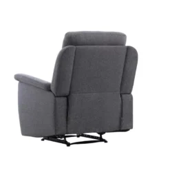 Fauteuil De Relaxation 1 Place En Tissu Gris LÉON - Gris Anthracite 20 Fauteuil De Relaxation 1 Place En Tissu Gris LÉON - Gris Anthracite -Promos Fauteora Magasin fauteuil 14639601