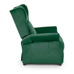 Fauteuil Relax Inclinable En Tissu - Vert Foncé -Promos Fauteora Magasin fauteuil 14700821