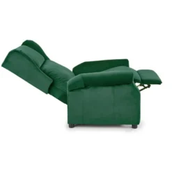 Fauteuil Relax Inclinable En Tissu - Vert Foncé -Promos Fauteora Magasin fauteuil 14700823