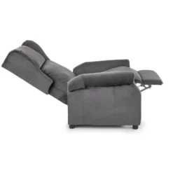 Fauteuil Relax Inclinable En Tissu - Gris -Promos Fauteora Magasin fauteuil 14701913