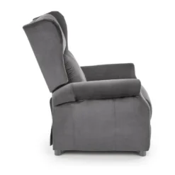 Fauteuil Relax Inclinable En Tissu - Gris -Promos Fauteora Magasin fauteuil 14701915