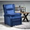 Fauteuil Relax Inclinable En Tissu - Bleu -Promos Fauteora Magasin fauteuil 14702051