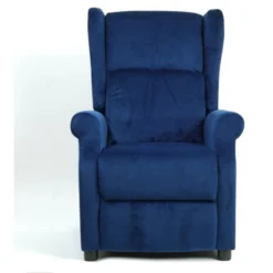 Fauteuil Relax Inclinable En Tissu - Bleu -Promos Fauteora Magasin fauteuil 14702055