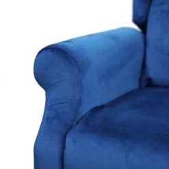Fauteuil Relax Inclinable En Tissu - Bleu -Promos Fauteora Magasin fauteuil 14702063
