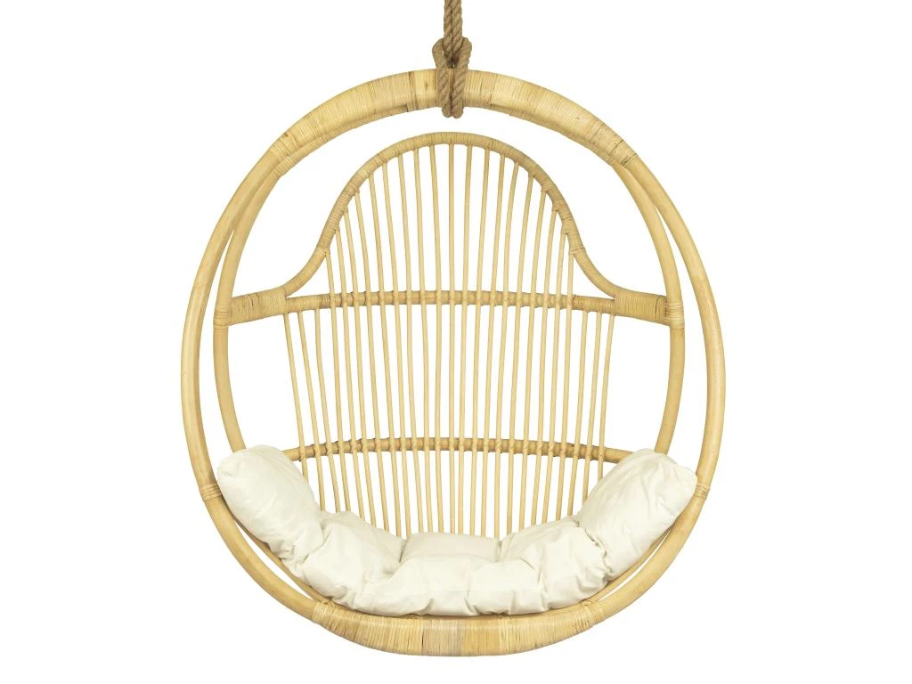Fauteuil Suspendu En Rotin Naturel BRIANNA 5 Fauteuil Suspendu En Rotin Naturel BRIANNA – Image 3