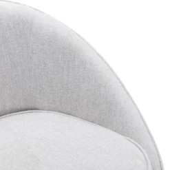 Fauteuil En Tissu Gris Clair LINDALE -Promos Fauteora Magasin fauteuil 14938885