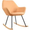 Fauteuil à Bascule Design "Cullman" 89cm Orange -Promos Fauteora Magasin fauteuil 15026289