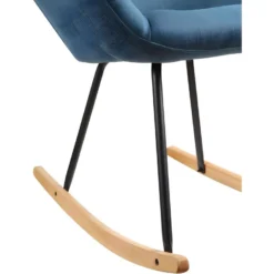 Fauteuil à Bascule Design "Cullman" 89cm Bleu -Promos Fauteora Magasin fauteuil 15026363