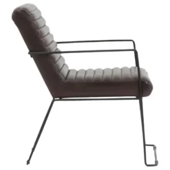 Fauteuil En Cuir Marron Astrid -Promos Fauteora Magasin fauteuil 15717937