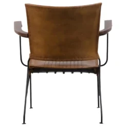 Fauteuil En Cuir Marron Romane -Promos Fauteora Magasin fauteuil 15717987