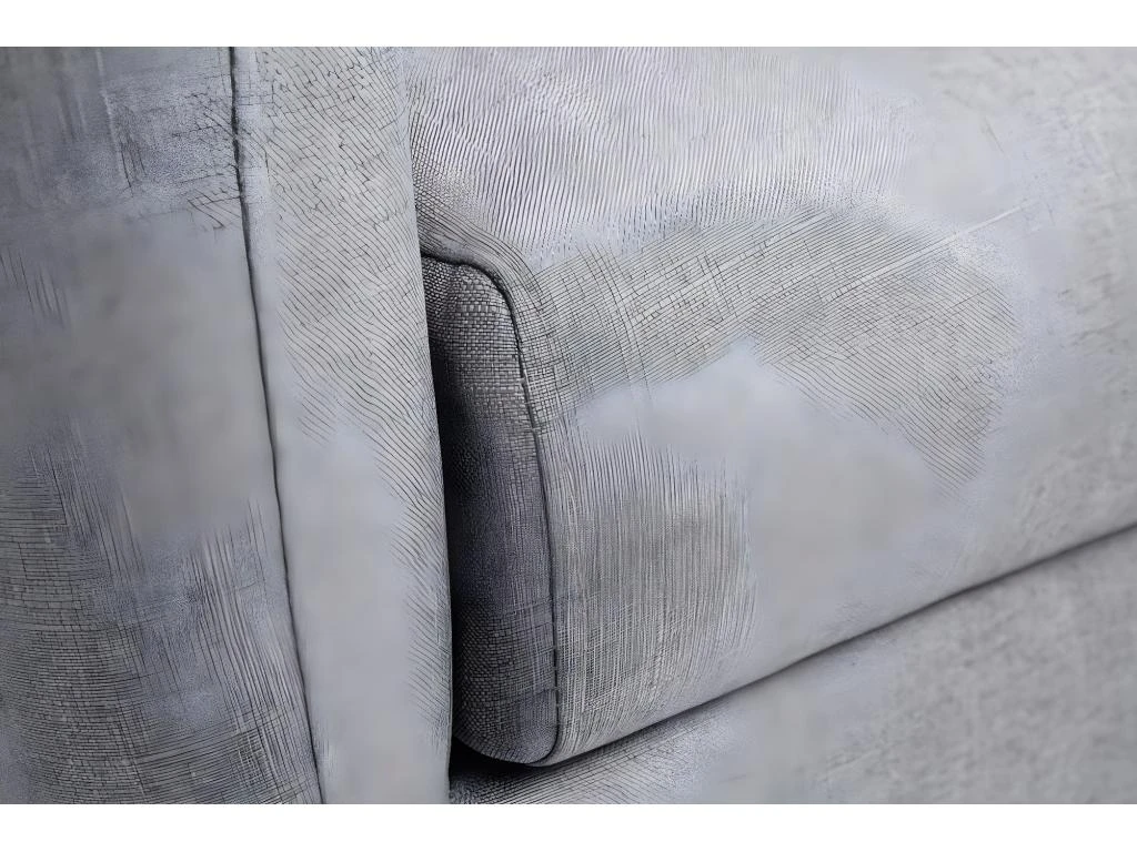 Fauteuil Rembourré Avec Accoudoir Et Coussin En Tissu Gris FAL10021 6 Fauteuil Rembourré Avec Accoudoir Et Coussin En Tissu Gris FAL10021 – Image 4