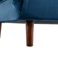 Fauteuil Convertible En Velours Bleu Nuit URIBIA -Promos Fauteora Magasin fauteuil 15883037