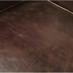 Fauteuil En Cuir HECTOR - Marron -Promos Fauteora Magasin fauteuil 160124