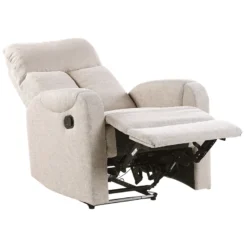 Fauteuil De Relaxation En Tissu Beige Avec LEDs Et Port USB SOMERO 17 Fauteuil De Relaxation En Tissu Beige Avec LEDs Et Port USB SOMERO -Promos Fauteora Magasin fauteuil 16166143