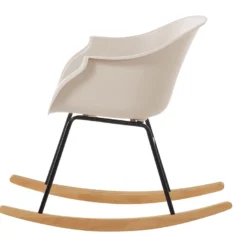 Chaise à Bascule Beige HARMONY -Promos Fauteora Magasin fauteuil 16214385