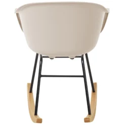 Chaise à Bascule Beige HARMONY -Promos Fauteora Magasin fauteuil 16214391