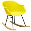 Chaise à Bascule Jaune HARMONY -Promos Fauteora Magasin fauteuil 16214589