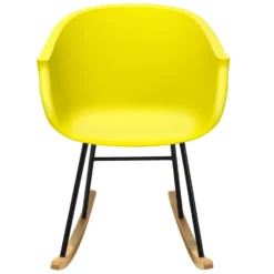 Chaise à Bascule Jaune HARMONY -Promos Fauteora Magasin fauteuil 16214595