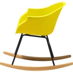 Chaise à Bascule Jaune HARMONY -Promos Fauteora Magasin fauteuil 16214597
