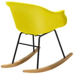 Chaise à Bascule Jaune HARMONY -Promos Fauteora Magasin fauteuil 16214599
